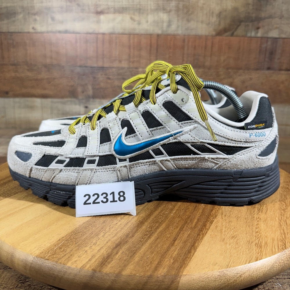 Nike P-6000 Shoes Mens 9.5 Grey Blue IH0946-100 Cordura Bowerman Series Sneaker
